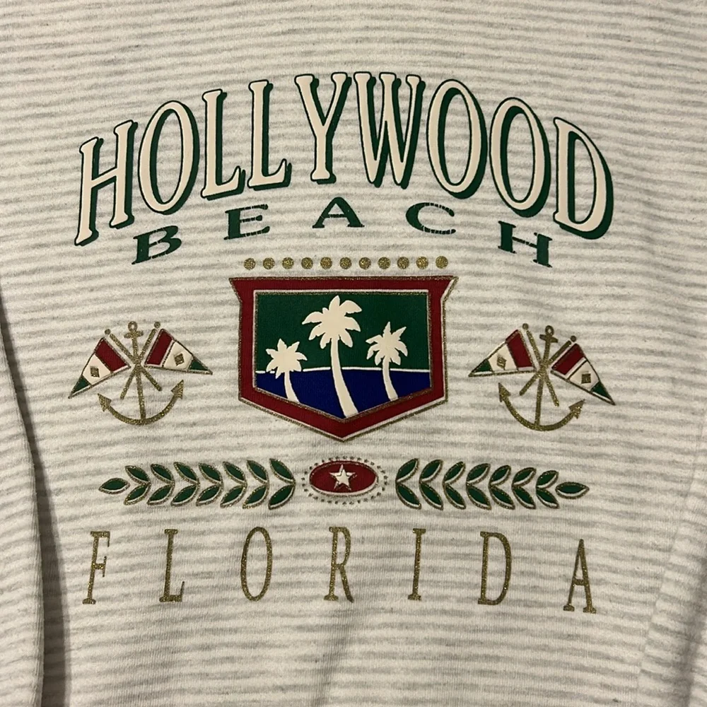 Vintage Hollywood Beach Sweatshirt - Picture 2 of 9